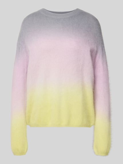 HERZENS Sweter z dzianiny z Mieszanka kaszmiru z wełną Różowawy 2