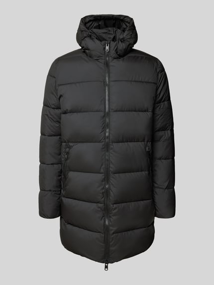 ECOALF Steppjacke mit Zweiwege-Reißverschluss Modell 'VINTAGE' Black 2