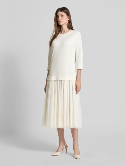 JOOP! Midi-jurk in 2-in-1-look Offwhite - 1