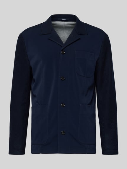 JOOP! COLLECTION Overhemdjack met Knoopsluiting Model 'Hotcat' Marineblauw - 2
