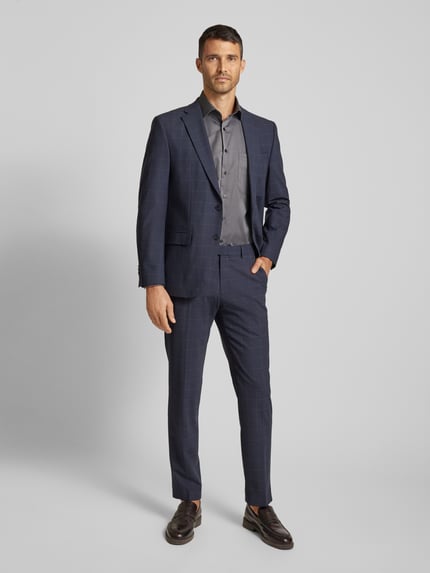 ETERNA Comfort Fit Business-Hemd mit Brusttasche Jeansblau 1