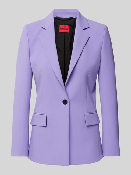 HUGO Regular fit blazer met knoopsluiting, model 'ATANA-2' Lila - 2