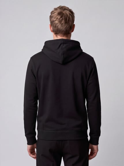 BOSS Orange Hoodie mit Logo-Patch Modell 'Wetalk' Black 5