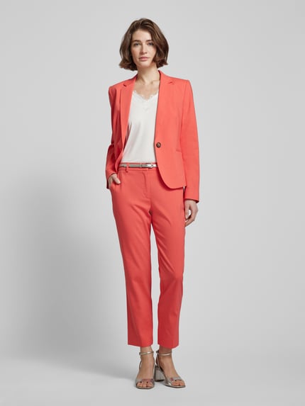 Christian Berg Woman Selection Stoffen broek met achterzak Koraal - 1
