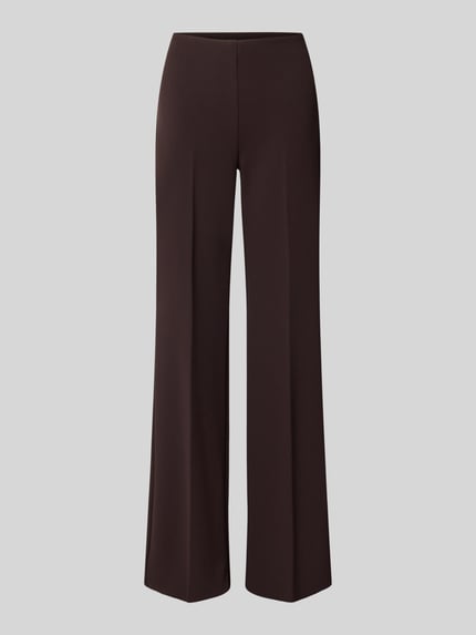 Flared Fit Stoffhose mit Bügelfalten Shop The Look MANNEQUINE