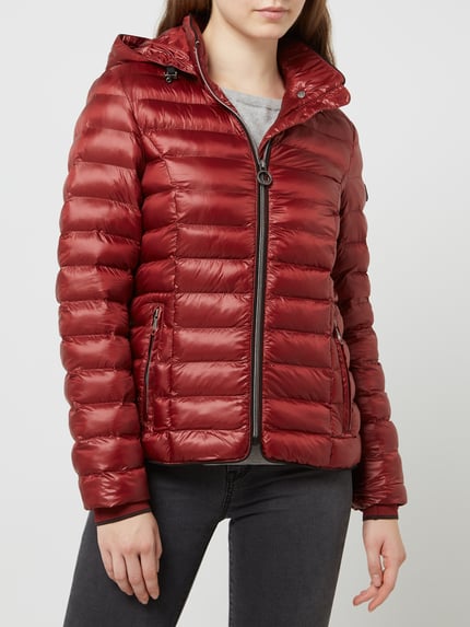 Wellensteyn Shaped Fit Steppjacke mit abnehmbarer Kapuze Modell 'ITALY HOOD' Hellrot 4