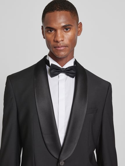 BOSS Tailliertes Sakko aus Schurwoll-Mix Modell 'Jasper' Black 3