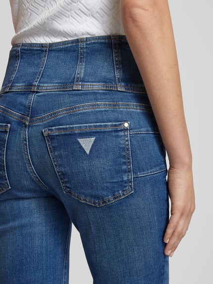 GUESS Flared jeans met knoopsluiting Jeansblauw - 3