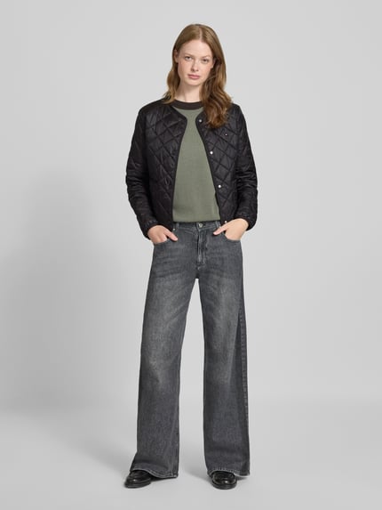 Tommy Hilfiger Regular Fit Steppjacke mit aufgesetzten Eingrifftaschen BLACK 1