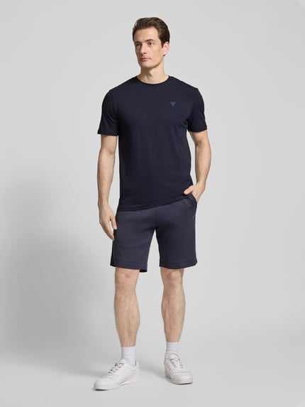 GUESS Activewear T-Shirt mit Label-Detail Modell 'HEDLEY' Marine 1