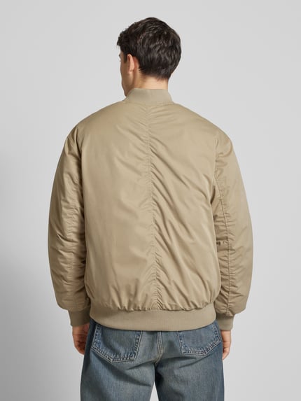 JACK & JONES Bomberjacke mit Zweiwege-Reißverschluss Beige 5