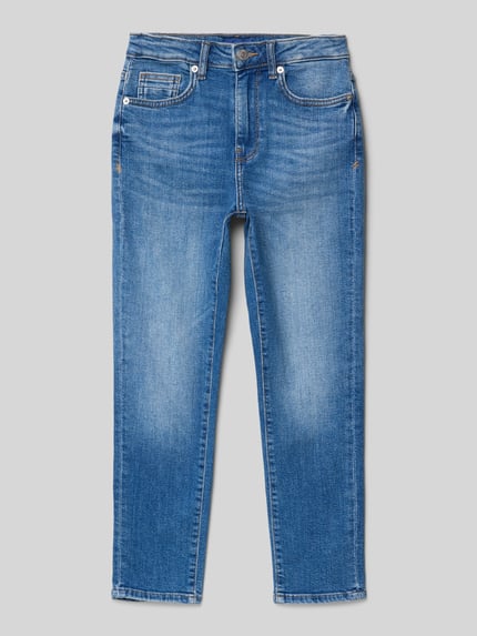 ONLY & SONS Tapered fit jeans van katoenmix, model 'YOKE' Blauw - 1