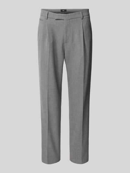 Pantalon met persplooien en achterzakken Shop The Look MANNEQUINE