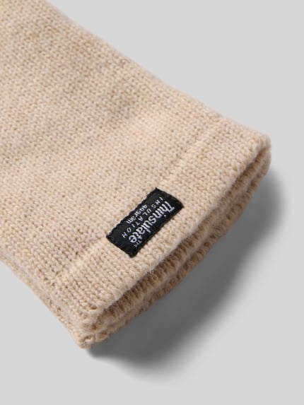 EEM Zonder vingers handschoenen van pure wol Beige - 2