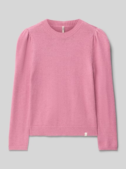 ONLY Regular Fit Strickpullover aus Viskose-Mix Modell 'KATIA LIFE' Mauve 1