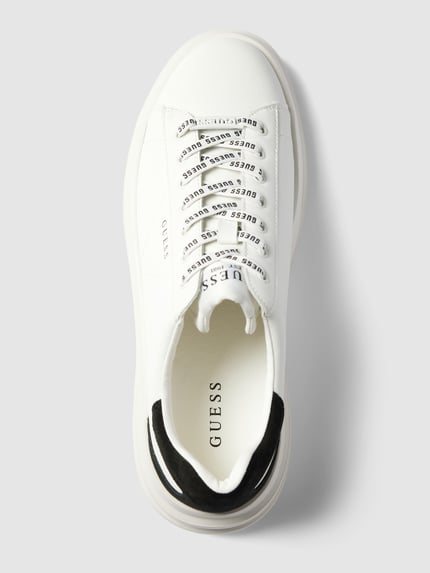 GUESS Sneaker mit Schnürverschluss Modell 'ELBA' Weiss 3