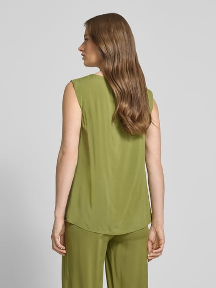 Soyaconcept Tanktop mit Raffungen Modell 'RADIA' Khaki 5