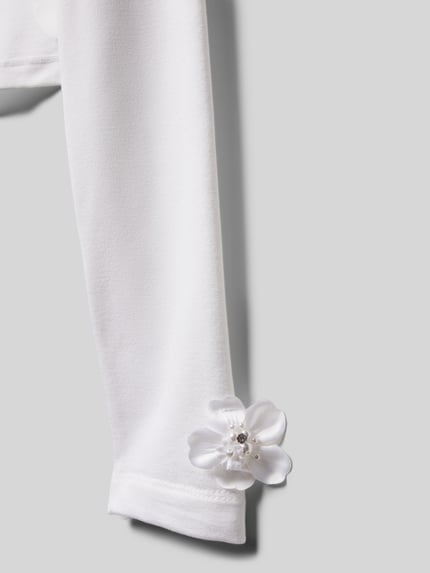 Weise Regular Fit Bolero aus Baumwoll-Mix Weiss 2