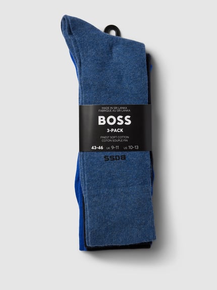 BOSS Socken mit Label-Detail im 3er-Pack Blau 3