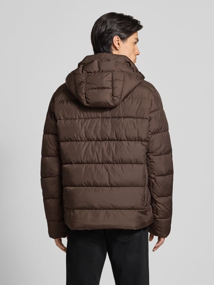 FIRE + ICE Puffer Jacket mit Reißverschlusstaschen Modell 'LUKA2' Dunkelbraun 5
