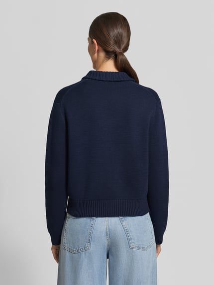 Tommy Hilfiger Strickjacke mit doppelreihiger Knopfleiste Marine 5