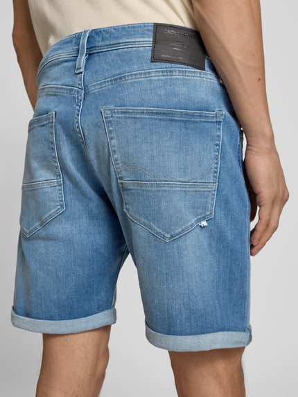 JACK & JONES Regular Fit Jeansshorts im 5-Pocket-Design Modell 'RICK' Blau 3