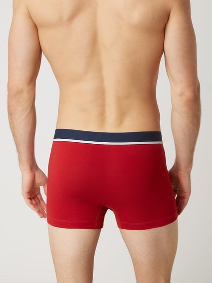 SCHIESSER Boxershort met stretch in set van 3 Rood - 4