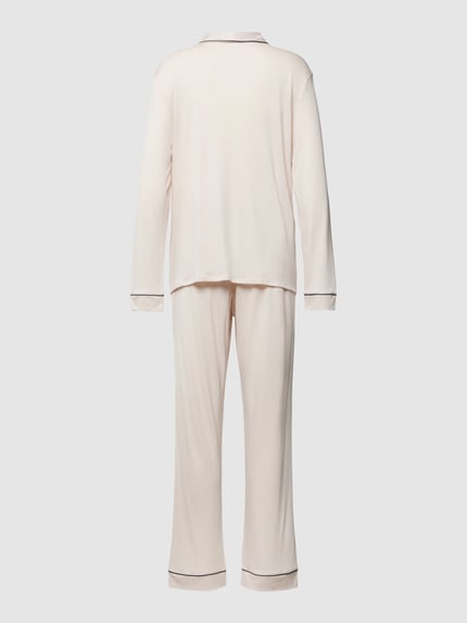 HANRO Regular fit pyjama van puur katoen Offwhite - 3