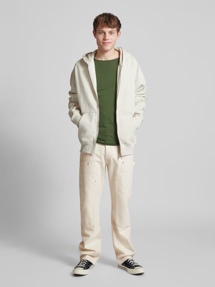 2Y Studios Regular Fit Jeans im unifarbenen Design Modell 'HALDOR' Offwhite 1