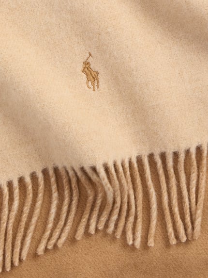 Polo Ralph Lauren Schal mit Fransenabschluss Camel 2