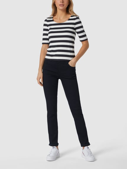 ANGELS Bootcut Jeans mit Kontrastnähten Modell 'CICI' Marine 1