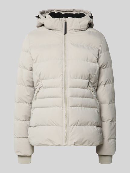 Cars Jeans Puffer Jacket mit Reißverschlusstaschen Modell 'MONYA' Sand 2