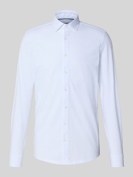 OLYMP No. Six Super Slim Business-Hemd mit Kentkragen Weiss 2