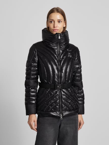 Blauer USA Steppjacke mit Stehkragen Black 4