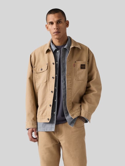 Levi's® Jeansjacke mit Label-Patch Modell 'SUNRISE' Beige 4