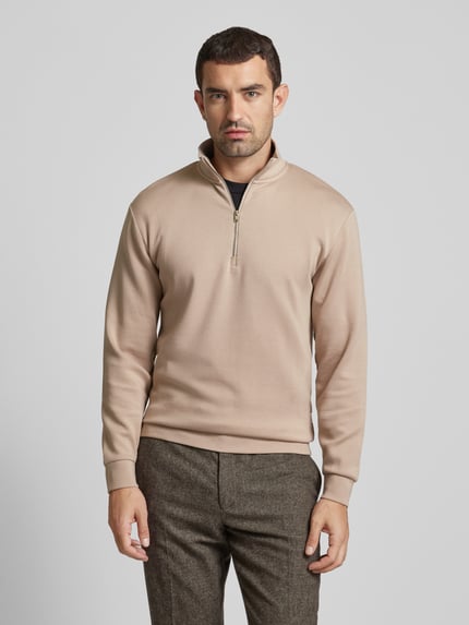 Selected Bluza z zapinanym kołnierzem model ‘MANUEL’ Piaskowy 4