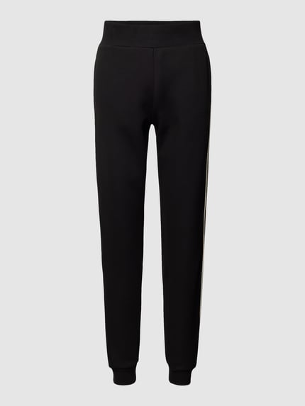 GUESS Activewear spodnie dresowe o kroju regular fit z lampasami model 'BRITNEY' Czarny 2