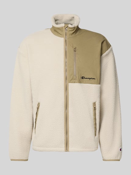 Champion Sweatjacke aus Teddyfell Beige 2
