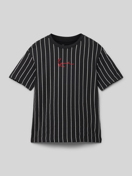 Karl Kani T-Shirt mit Label-Stitching Black 1