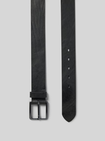 LLOYD Men's Belts Pasek skórzany ze sprzączką Czarny 3