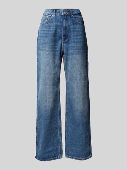 REVIEW Jeansy o kroju baggy Essentials Niebieski 1