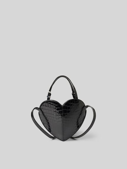 ROTATE Crossbody Bag z naturalnej skóry Czarny 2