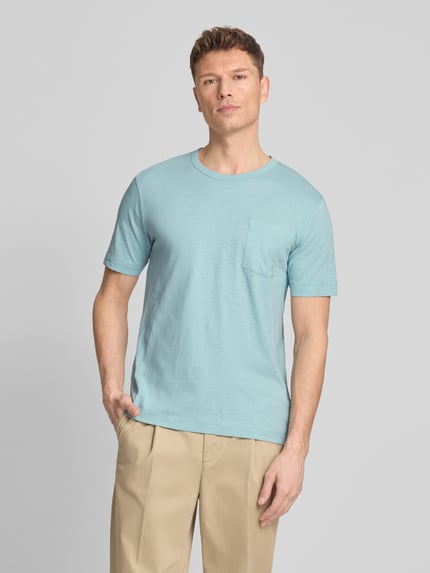 Marc O'Polo Regular Fit T-Shirt aus reiner Baumwolle Mint 4