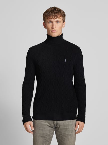 Polo Ralph Lauren Wollpullover aus Woll-Kaschmir-Mix Black 4