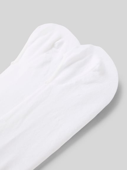 Produktfoto, Füßlinge mit Label-Detail Modell 'Step Medium Cut' von Falke aus Baumwoll-Mix mit Label-Detail, Unifarbenes-Design