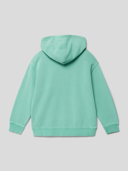 Element Hoodie met kangoeroezak, model 'CORNELL' Groen - 3