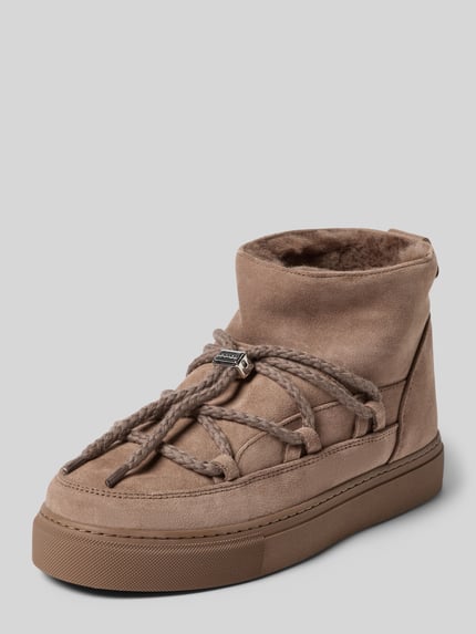 INUIKII Snow Boots aus Leder Modell 'CLASSIC LOW' Taupe 1