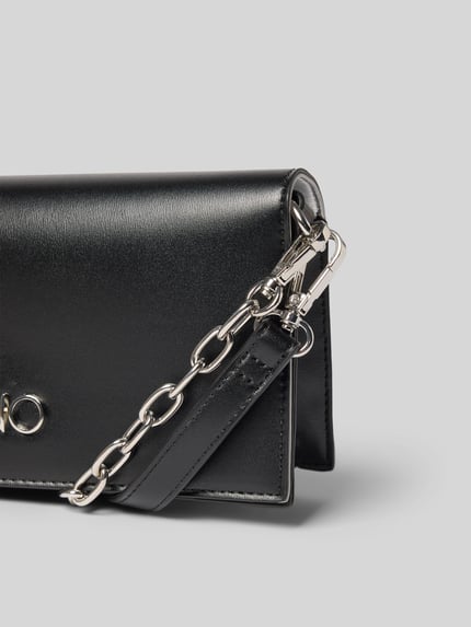Valentino Bags Torba na ramię z detalem z logo model ‘STEFANY’ Czarny 2
