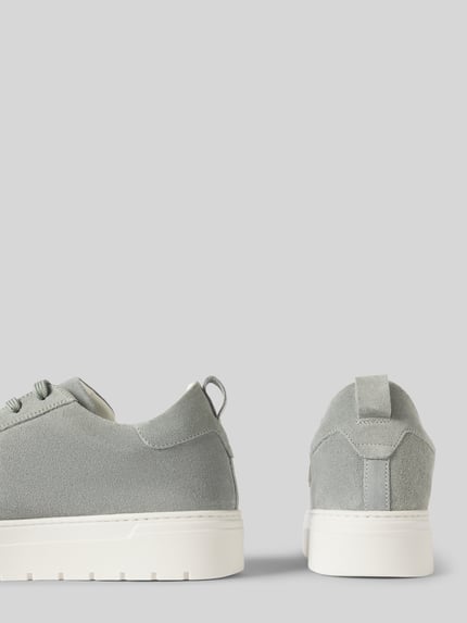 Antony Morato Sneakers van leer met labeldetail Lindegroen - 2