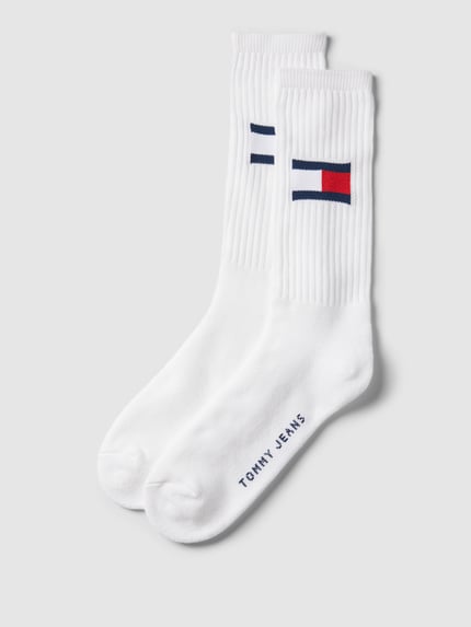 Tommy Hilfiger Socken mit Label-Detail im 2er-Pack Weiss 1